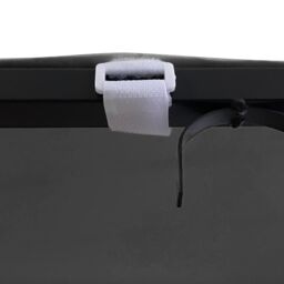 Berkfield Home Canopy Anthracite 4x3 m 180 g/m ² Fabric & Steel in Black - thumbnail 6
