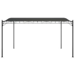 Berkfield Home Canopy Anthracite 4x3 m 180 g/m ² Fabric & Steel in Black - thumbnail 3