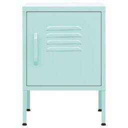 Berkfield Home Nightstands 2 pcs Mint 35x35x51 cm Steel in Green - Size: 35 x 35 x 51 cm - thumbnail 3
