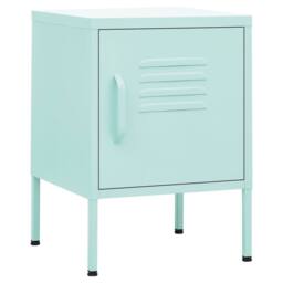 Berkfield Home Nightstands 2 pcs Mint 35x35x51 cm Steel in Green - Size: 35 x 35 x 51 cm - thumbnail 2