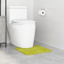 Berkfield Home Bath Mat U-Shaped Green 50x50 cm Polypropylen Non-Slip - Size: Medium - thumbnail 3