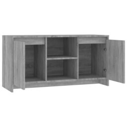 Berkfield Home TV Cabinet Grey Sonoma 102x37.5x52.5 cm Engineered Wood - thumbnail 5