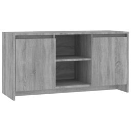 Berkfield Home TV Cabinet Grey Sonoma 102x37.5x52.5 cm Engineered Wood - thumbnail 2