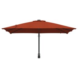 Berkfield Home Garden Parasol Terracotta 248, 5 x 247, 5 x 119 cm Fabric - thumbnail 4