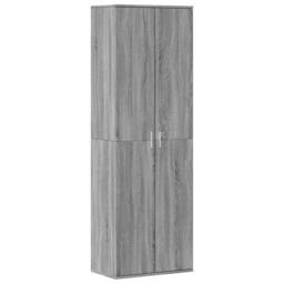 Berkfield Home Highboard Grey Sonoma 60x35x180 cm Engineered Wood - Size: 60 x 35 x 180 cm - thumbnail 1