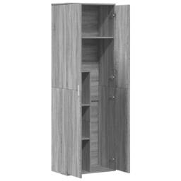 Berkfield Home Highboard Grey Sonoma 60x35x180 cm Engineered Wood - Size: 60 x 35 x 180 cm - thumbnail 6