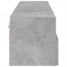 Berkfield Home TV Wall Cabinets 2 pcs Concrete Grey 60x30x30 cm Engineered Wood - Size: 60 x 30 x 30 cm - thumbnail 8