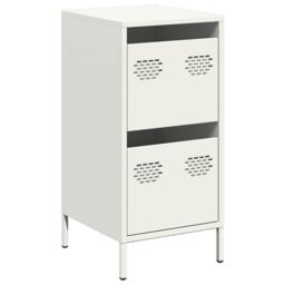 Berkfield Home Sideboard White 35x39x73.5 cm Cold-rolled Steel - thumbnail 2