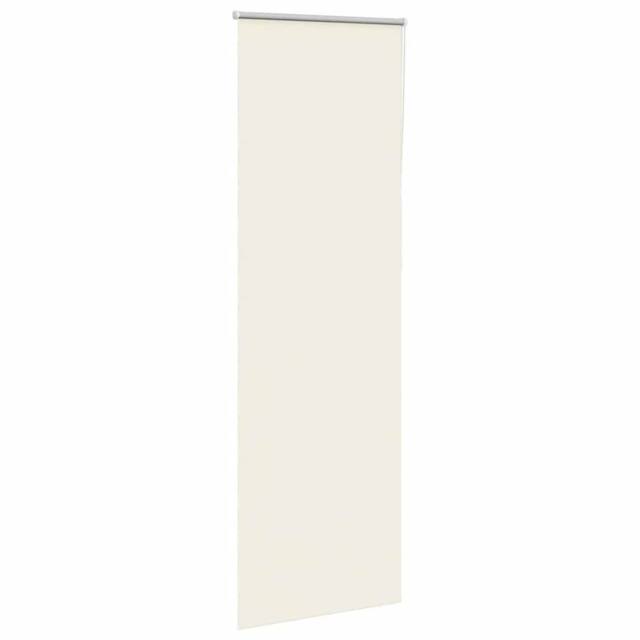 Berkfield Home Roller Blind Blackout Off-White 55x230 cm Fabric Width 50.7 cm Po… - image 1