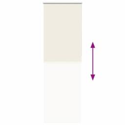 Berkfield Home Roller Blind Blackout Off-White 55x230 cm Fabric Width 50.7 cm Po… - thumbnail 9