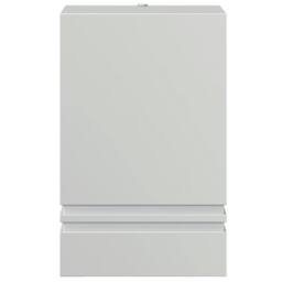 Berkfield Home Outdoor Wall Light Silver Stainless Steel - thumbnail 4