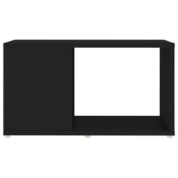 Berkfield Home TV Cabinet Black 60x24x32cm Engineered Wood - Size: 60 x 24 x 32 cm - thumbnail 5