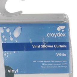 Universal Textiles Vinyl Shower Curtain White - thumbnail 2