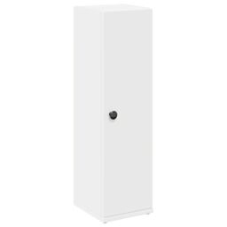 Berkfield Home Bathroom Cabinet with Roll Holder White 20.5x22x72 cm - thumbnail 2