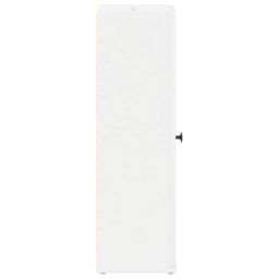 Berkfield Home Bathroom Cabinet with Roll Holder White 20.5x22x72 cm - thumbnail 6