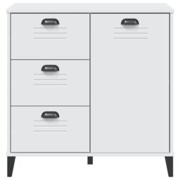 Berkfield Home Sideboard VIKEN White 80x40x80 cm Engineered Wood - Size: 80 x 40 x 80 cm - thumbnail 6