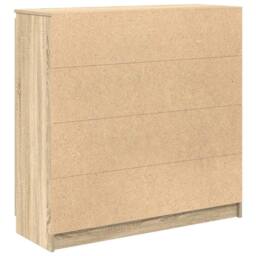 Berkfield Home Sideboard with Drawers Sonoma Oak 100.5x35x98.5 cm Engineered Wood in Light Tan - thumbnail 8