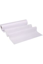 Neel Blue 20cm x 29cm Solid Satin Roll Large Fabric for Chair Sash Wedding Bouquet Décor Drapery in White - Size: 20 cm x 29 cm - thumbnail 5
