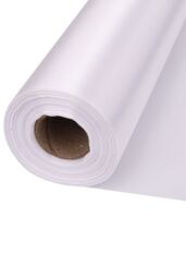 Neel Blue 20cm x 29cm Solid Satin Roll Large Fabric for Chair Sash Wedding Bouquet Décor Drapery in White - Size: 20 cm x 29 cm - thumbnail 2