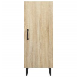 Berkfield Home Sideboard Sonoma Oak 34.5x34x90 cm Engineered Wood in Brown - thumbnail 6