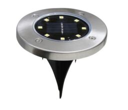 Leaper Pack of 2 Waterproof 8LED Solar Ground Light for Garden - thumbnail 1