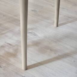 FurnitureboxUK Belle 2 Drawer Rectangular Solid Oak Wood & Cream Coffee Table - thumbnail 7