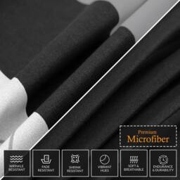 Pamposh Luxurious Duvet cover Set Reversible Bedding Sets in Grey - Size: Double - thumbnail 8