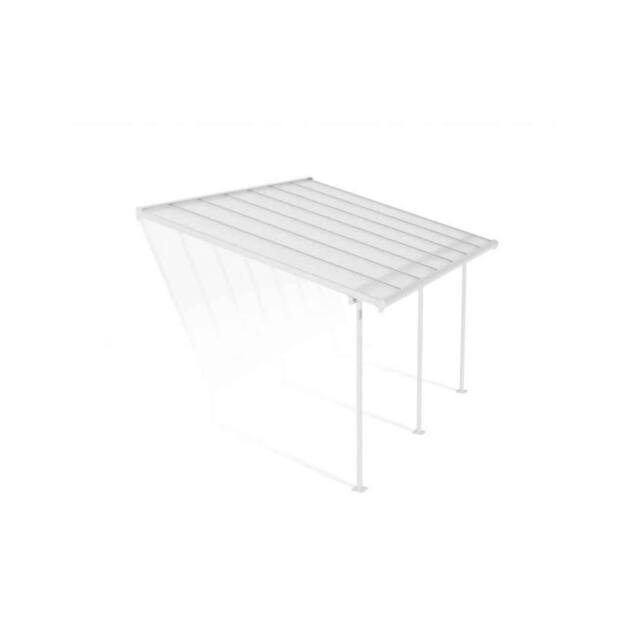 Palram Patio Cover Sierra 3 x 4.25 Clear - L434 x W299 x H305 cm - White - image 1