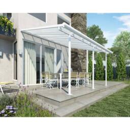 Palram Patio Cover Sierra 3 x 4.25 Clear - L434 x W299 x H305 cm - White - thumbnail 3