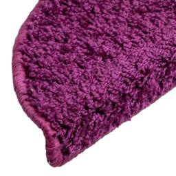 Berkfield Home Stair Mats 10 pcs 56x17x3 cm Violet in Purple - Size: Medium - thumbnail 6