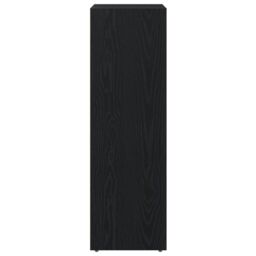 Berkfield Home Bathroom Cabinet Black Oak 30x30x95 cm Engineered Wood - Size: 30 x 30 x 95 cm - thumbnail 8