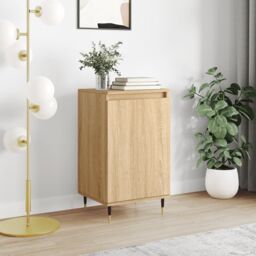 Berkfield Home Sideboard Sonoma Oak 40x35x70 cm Engineered Wood in Grey - Size: 40 x 35 x 70 cm