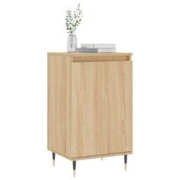 Berkfield Home Sideboard Sonoma Oak 40x35x70 cm Engineered Wood in Grey - Size: 40 x 35 x 70 cm - thumbnail 3