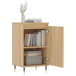 Berkfield Home Sideboard Sonoma Oak 40x35x70 cm Engineered Wood in Grey - Size: 40 x 35 x 70 cm - thumbnail 4