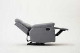 Home Detail Theo High Back Manual Recliner Armchair in Grey - thumbnail 3