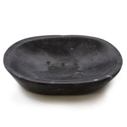 KDMD Classic Oval Black Marble Soap Dish - thumbnail 1