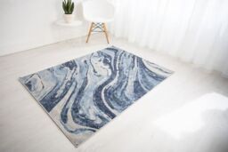 Rugstyle Balletto Heatset Paint Rug in Blue - Size: 160 cm x 230 cm - thumbnail 2