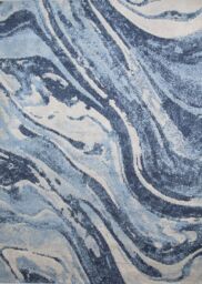 Rugstyle Balletto Heatset Paint Rug in Blue - Size: 160 cm x 230 cm - thumbnail 1