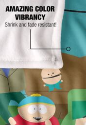 South Park Kyle Hanukkah Silky Touch Super Soft Throw Blanket 152 X 127 cm in White - thumbnail 4