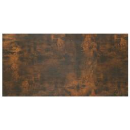Berkfield Home Bed Headboard Smoked Oak 160x1.5x80 cm Engineered Wood in Brown - thumbnail 5