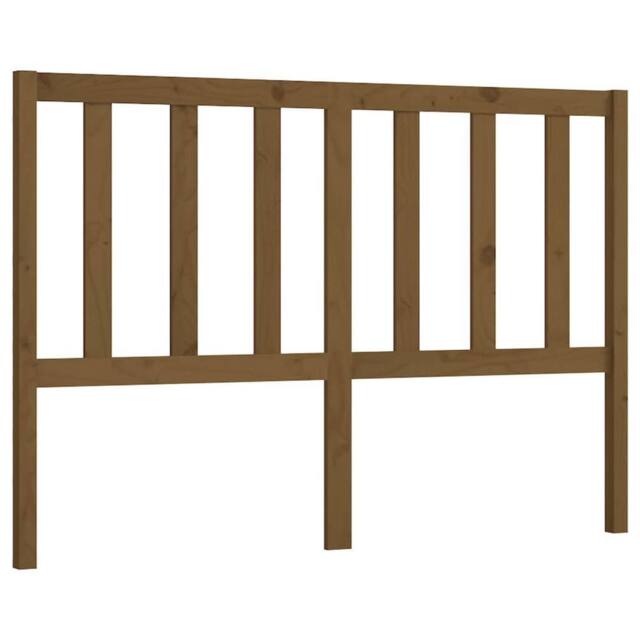 Berkfield Home Bed Headboard Honey Brown 166x4x100 cm Solid Wood Pine - Size: 166 x 4 x 100 cm - image 1