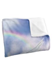 JQ Licensing Jlo Angel Rainbow Silky Touch Super Soft Throw Blanket 152 X 127 cm in White - thumbnail 3