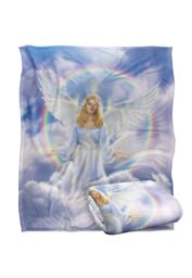 JQ Licensing Jlo Angel Rainbow Silky Touch Super Soft Throw Blanket 152 X 127 cm in White - thumbnail 2
