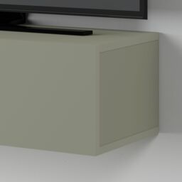 Decortie Francy' Modern TV Unit with Storage TV Cabinet 135cm in Green - Size: 1 Pack - thumbnail 4