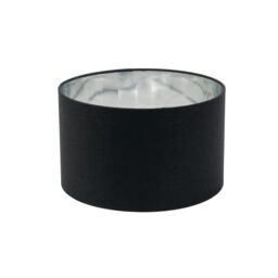 ValueLights Reni Black with Metallic Chrome Inner Easy Fit Ceiling Lamp Shade - Size: Medium - thumbnail 5