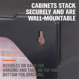 SPETLEK Multi Drawer Parts Organiser Unit 39 Drawers in Orange - thumbnail 4