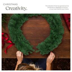 tectake Christmas Garland In Detailed & Lifelike Look, 270 Cm Long in Green - thumbnail 7