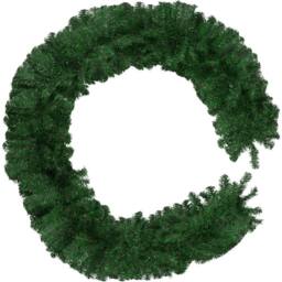 tectake Christmas Garland In Detailed & Lifelike Look, 270 Cm Long in Green - thumbnail 1