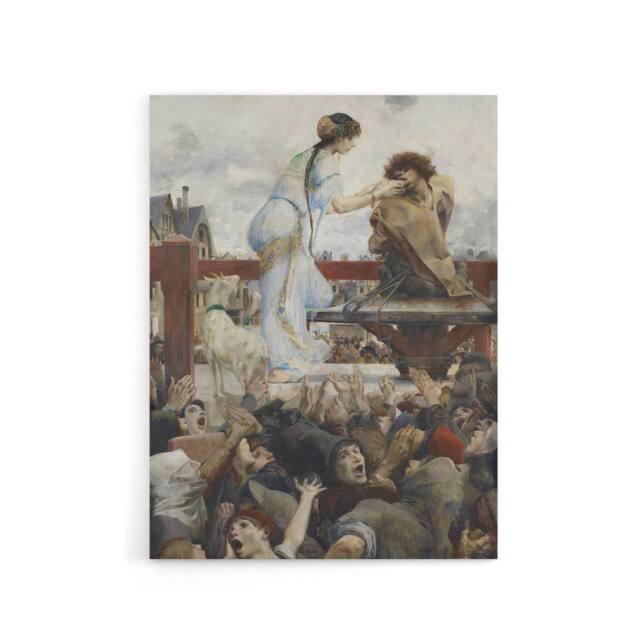 "Artery8 Luc Olivier Merson A Tear For a Drop of Water Canvas Wall Art Print - Size: W12"" x H16""" - image 1