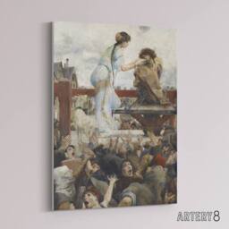 "Artery8 Luc Olivier Merson A Tear For a Drop of Water Canvas Wall Art Print - Size: W12"" x H16""" - thumbnail 2